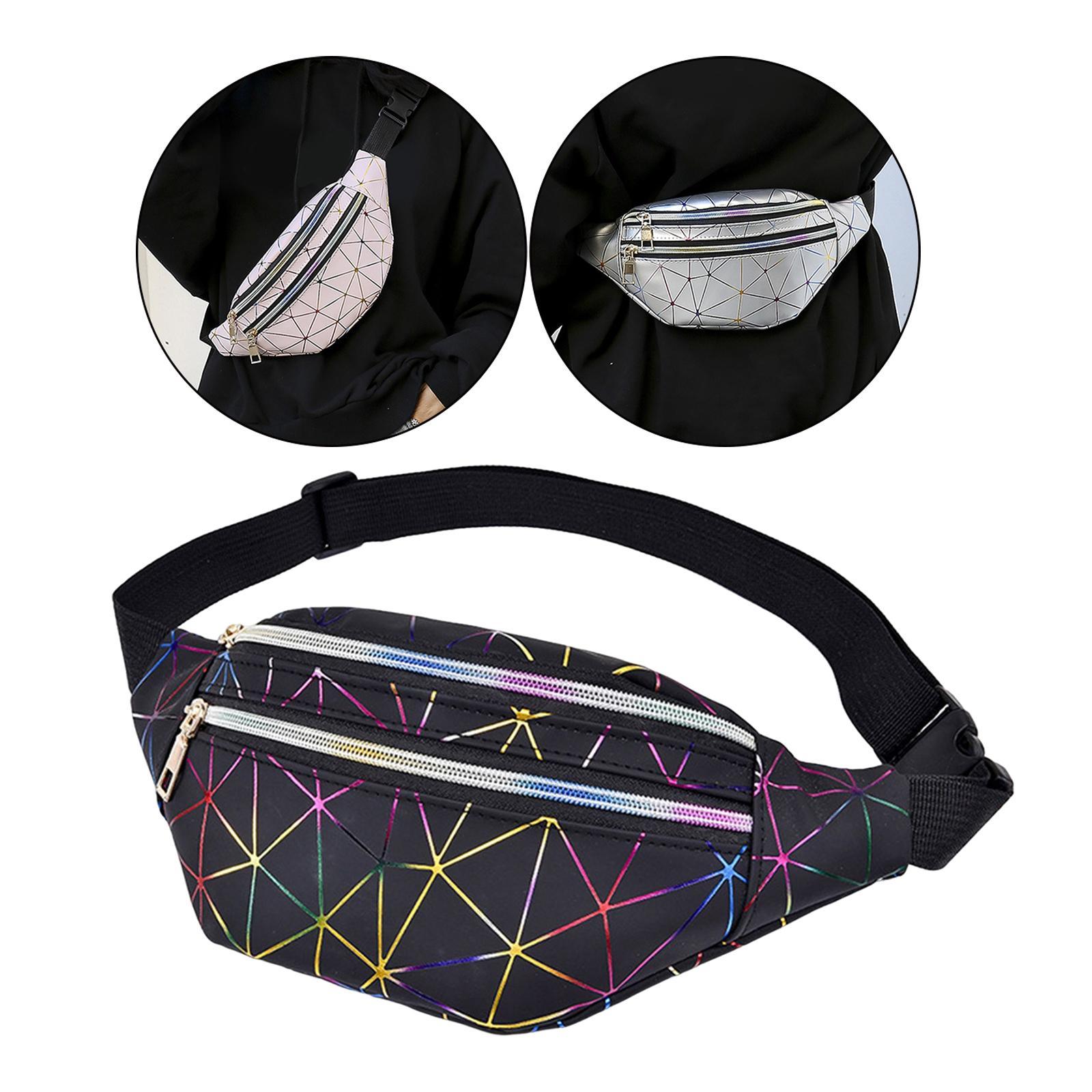 Fanny Pack Waist Bag Casual Fashionable for Sport Walking Hiking Black