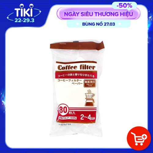 Set 80 Túi Giấy Lọc Cà Phê Nhật Bản