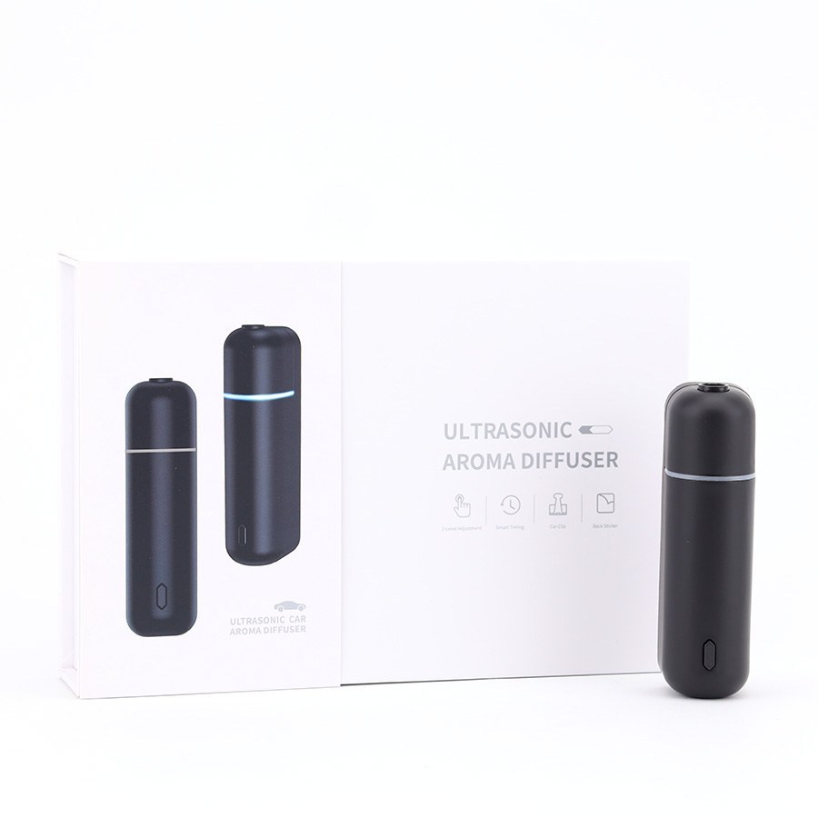 Máy Khuếch Tán Tinh Dầu Ô Tô Mini Cao Cấp | Phun Sương Siêu Âm | Xịt Thơm Tự Động FK02 - Nhập Khẩu Chính Hãng