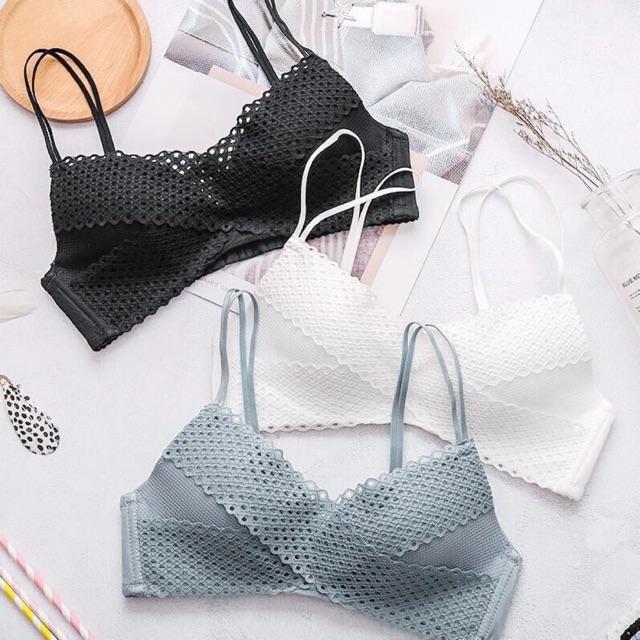 Set Đồ Lót ️️ Bộ Đồ Lót Ren - Bộ Đồ Lót Sweer Girl Đệm Mỏng, Không Gọng 994 siêu ngọt ngào quyến rũ