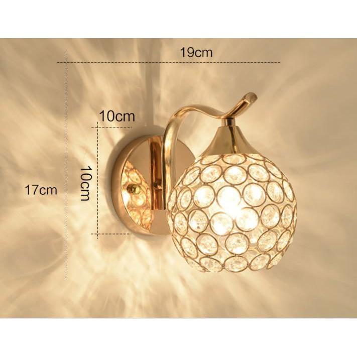 Đèn tường pha lê MURA trang trí nội thất sang trọng - kèm bóng LED chuyên dụng.