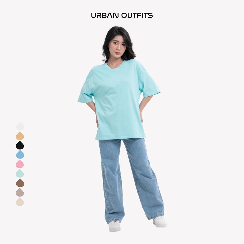 Áo Thun Nữ Tay Lỡ Form Rộng URBAN OUTFITS Local Brand Trơn Chất Vải Compact Cotton 250GSM dầy dặn nhiều màu ATO100