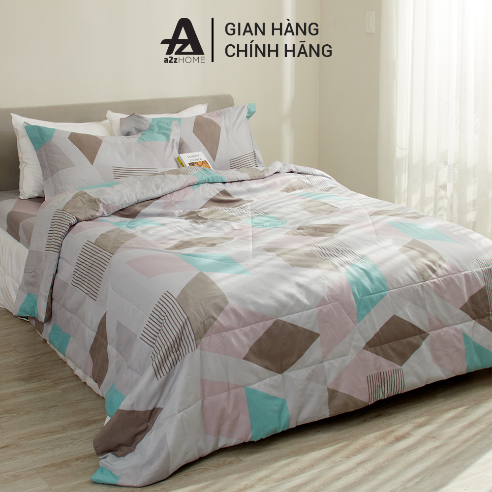 Mền Chần Mềm Mại Mirco Silk Cao Cấp Cubism Color A2Z Home