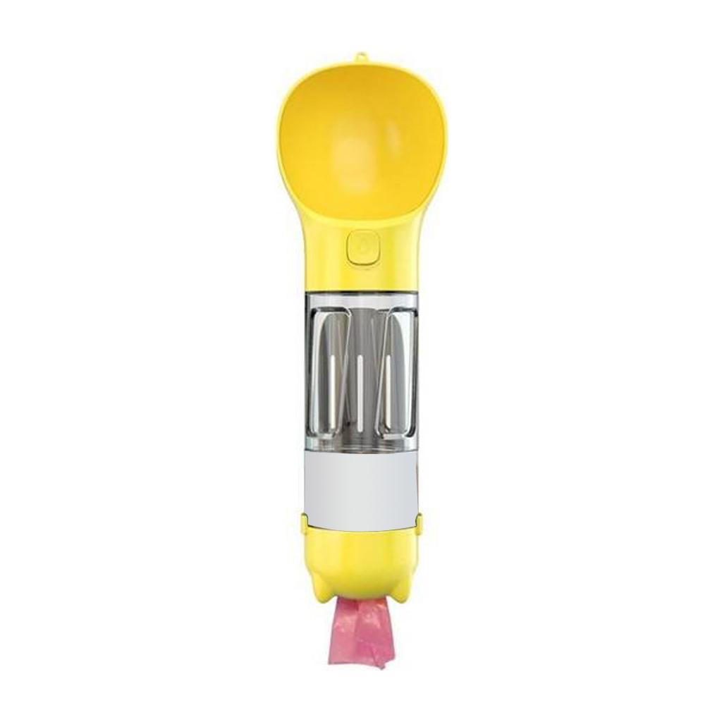 4 in 1 Portable Dog Water Bottle Water Cup Dispenser Bowl Drinking Feeder for Walking Traveling Hiking