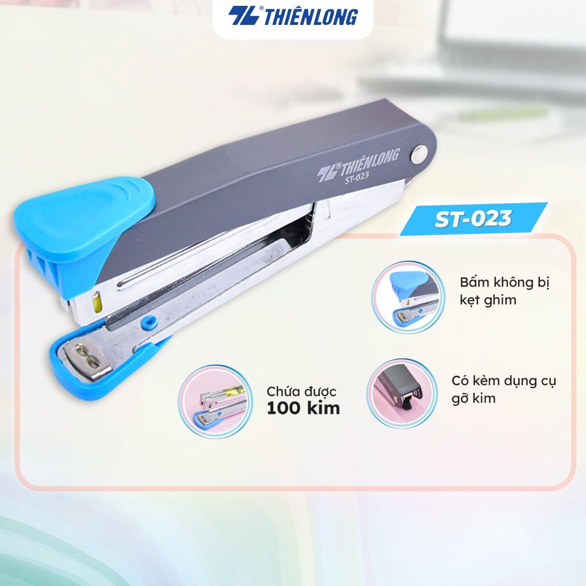 Bấm kim trợ lực số 10 - Power Assist Stapler Thiên Long - Bấm nhẹ hơn 50