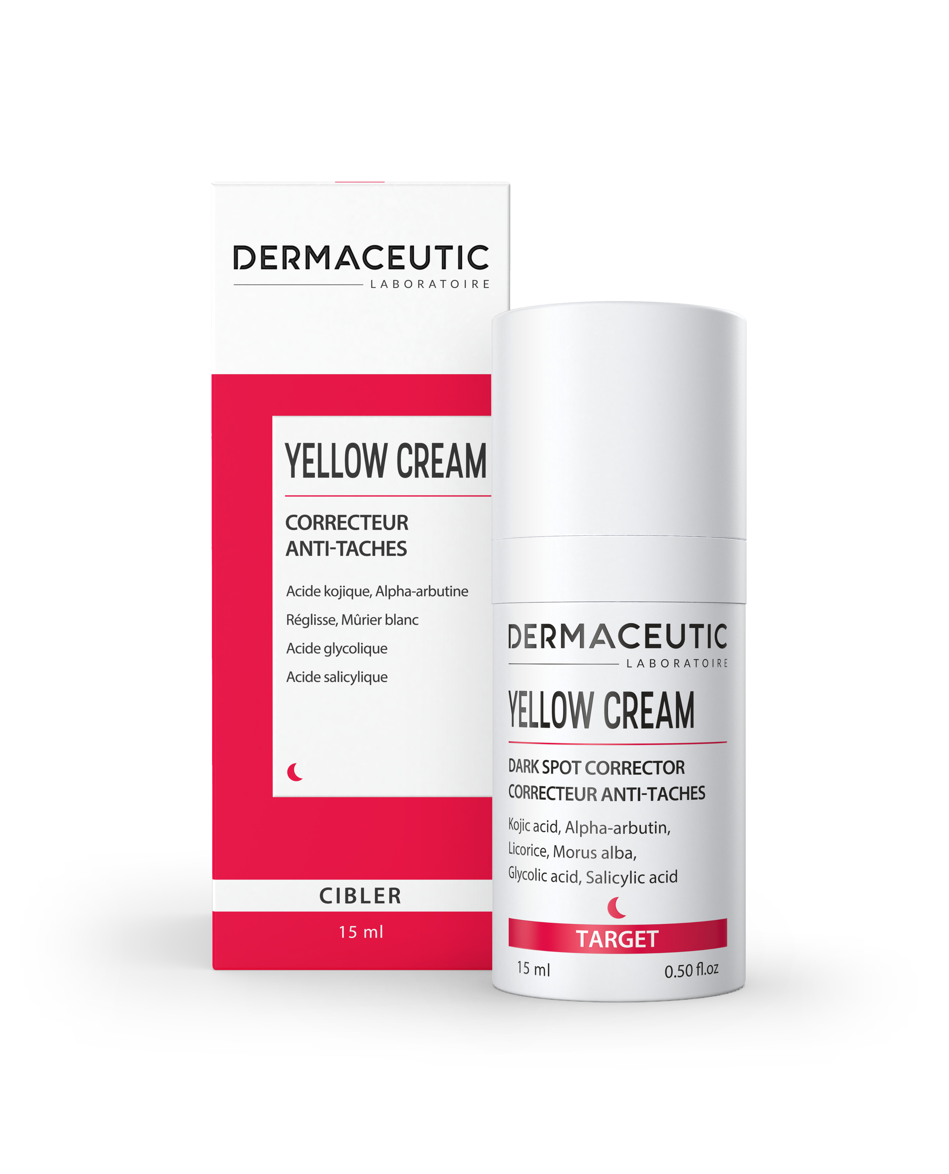 Kem giúp làm mờ đốm nâu, nám điểm Dermaceutic Pháp - Yellow Cream