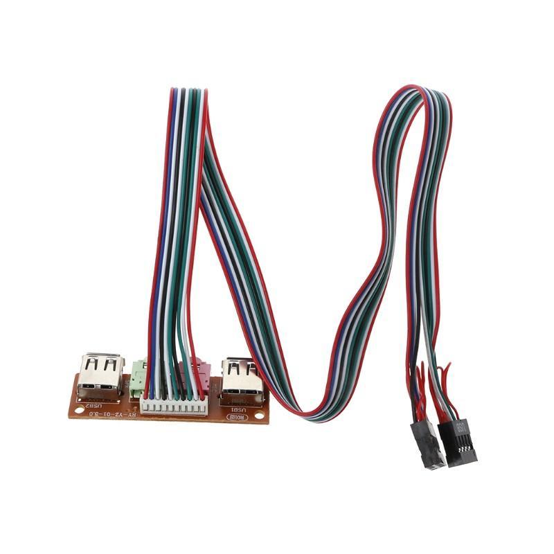 Bộ Chia Tai Nghe 2 Cổng Usb 2.0 Cho Máy Tính