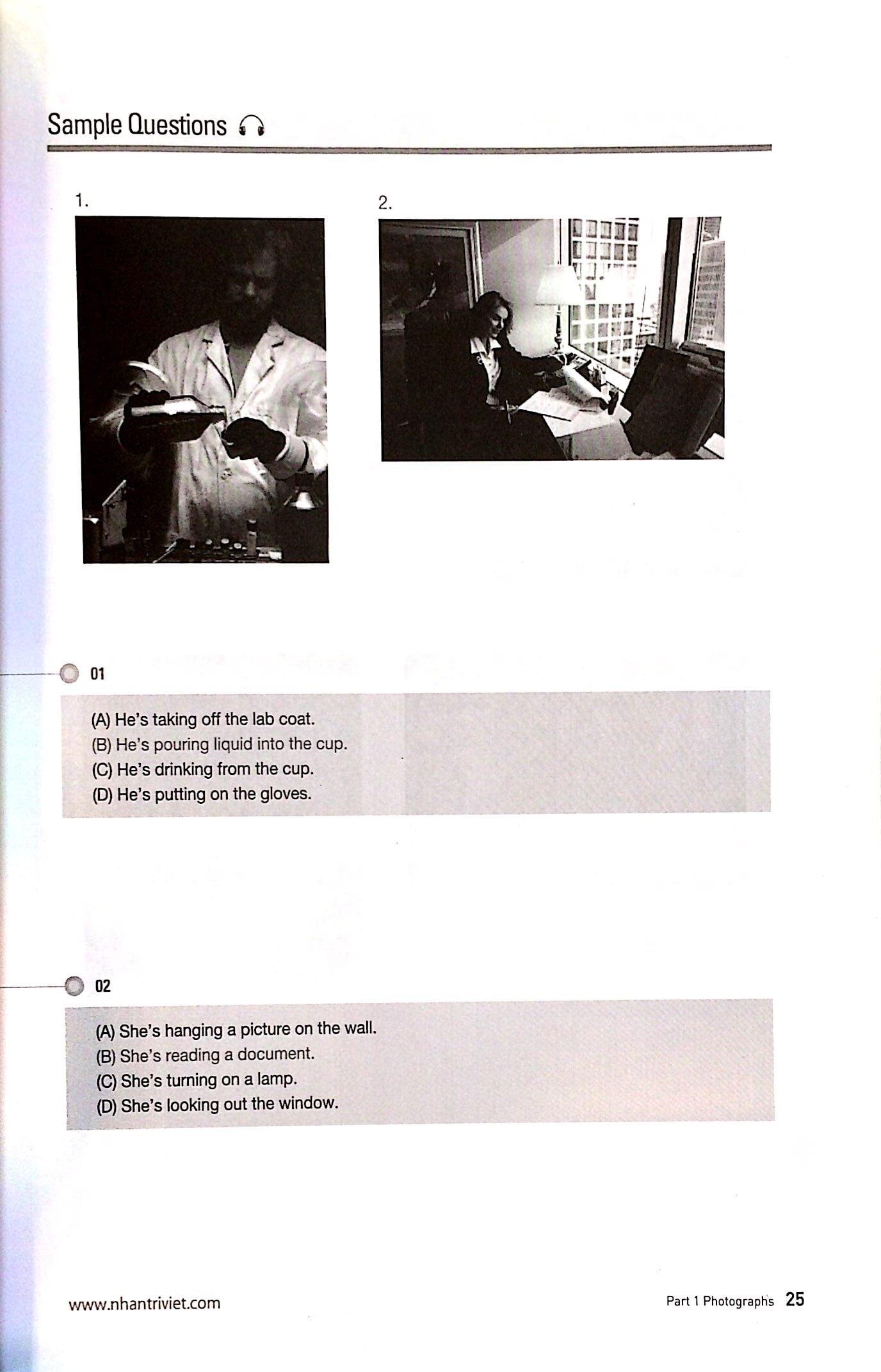 Rainbow TOEIC - Part 1,2,3,4 (Kèm CD)