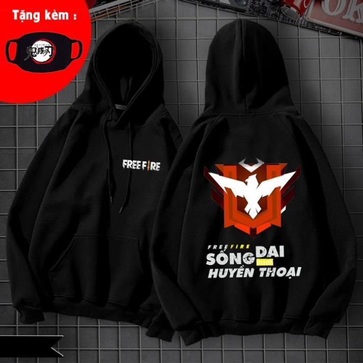 Áo hoodie FREE FIRE giá siêu rẻ nhất vịnh bắc bộ