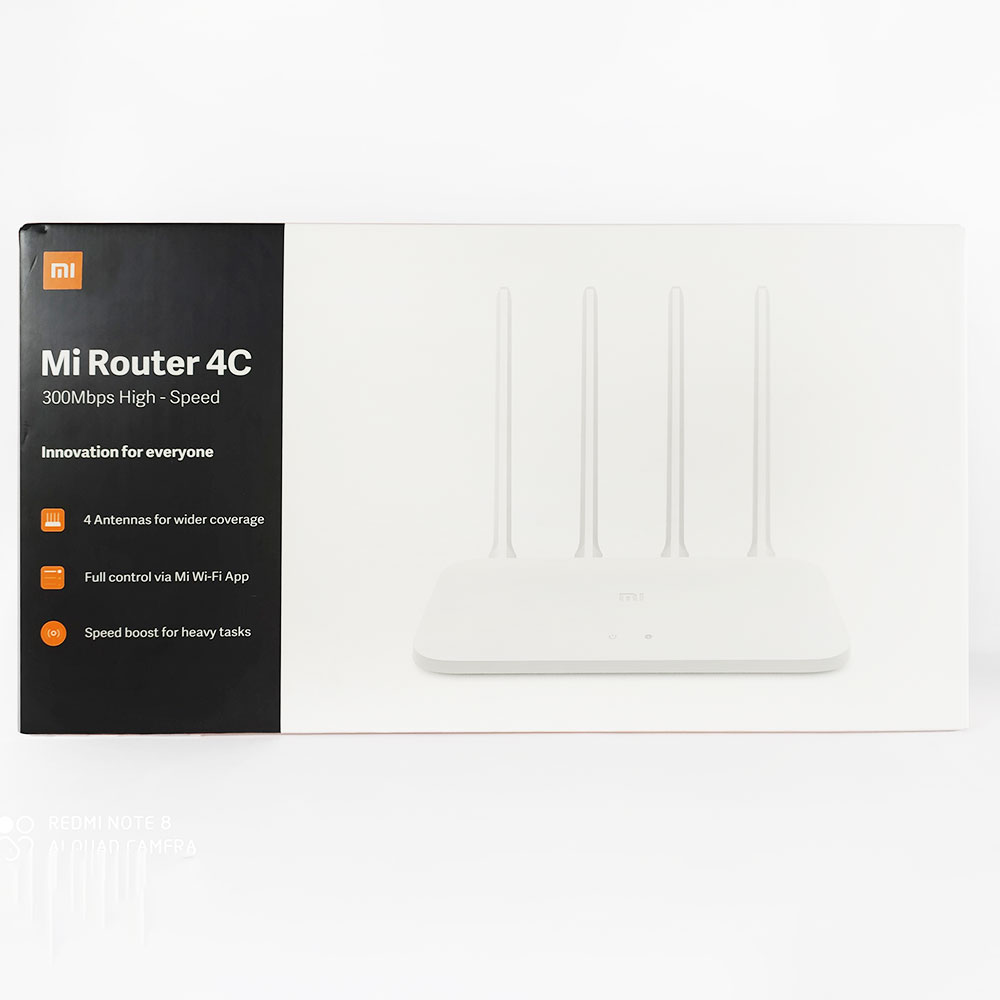 Bộ Phát Wifi Xiaomi Mi Router 4C, 4 Anten, RAM 64MB, 300MBPS - Hàng Chính Hãng