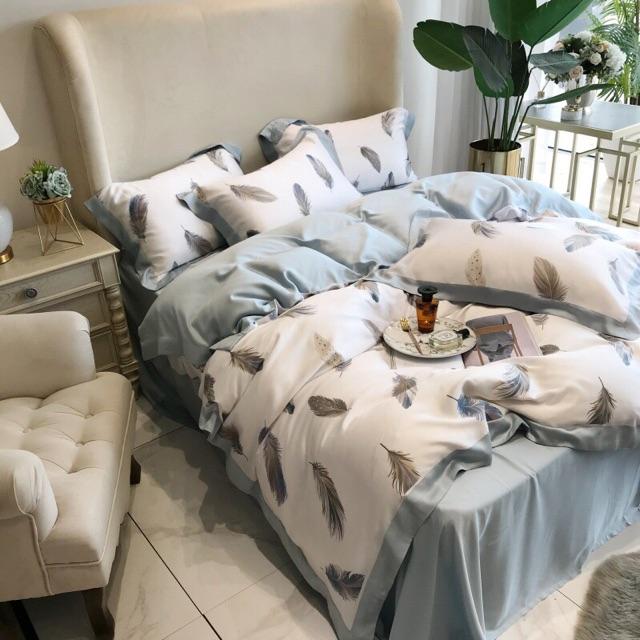 Bộ chăn ga gối chất liệu tencel 60S cao cấp