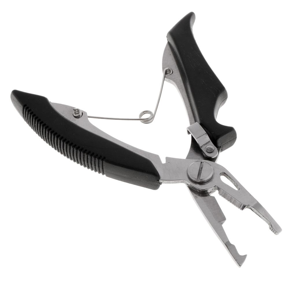 Holder Lip Gripper Fishing Pliers Clamp Hook Remover Line Braid Cutter