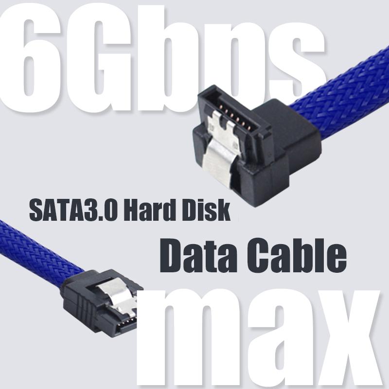 Cáp Dữ Liệu SSD HDD SATA 3.0 III Sang Ổ Cứng SSD HDD Dây Sata3 Thẳng Góc 6Gb/giây Cho Bo Mạch Chủ MSI Gigabyte