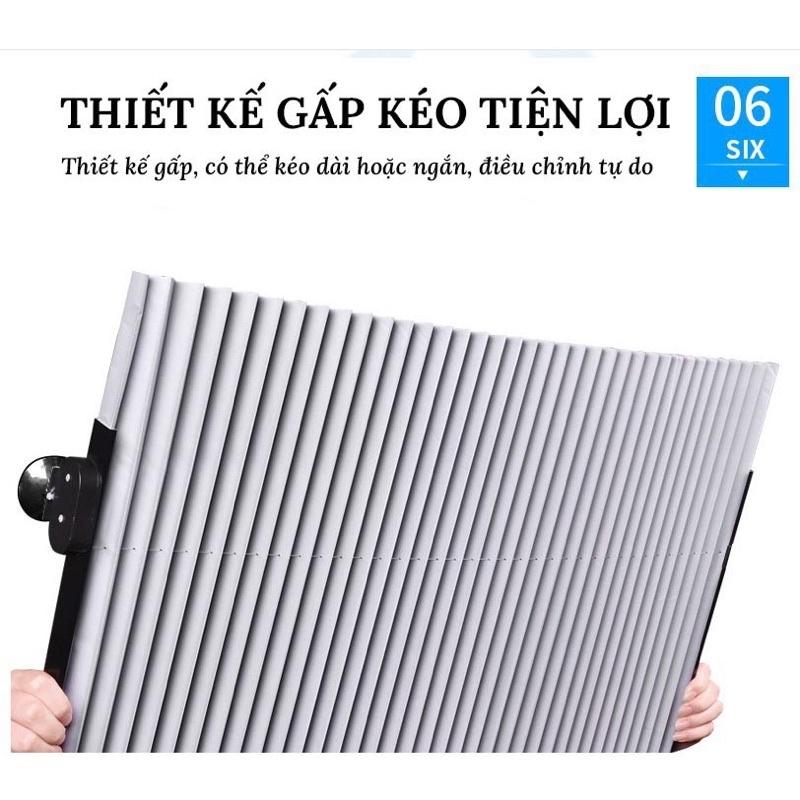 Rèm Che Nắng Kính Lái Ô Tô Tráng Nhôm Cách Nhiệt – Xếp Gọn Tiện Lợi