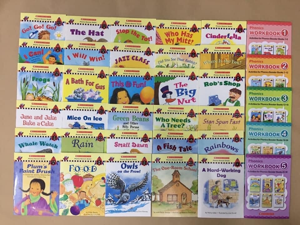 [Sách nhập khẩu] Scholastic Phonics Readers - 35 Books + File Nghe