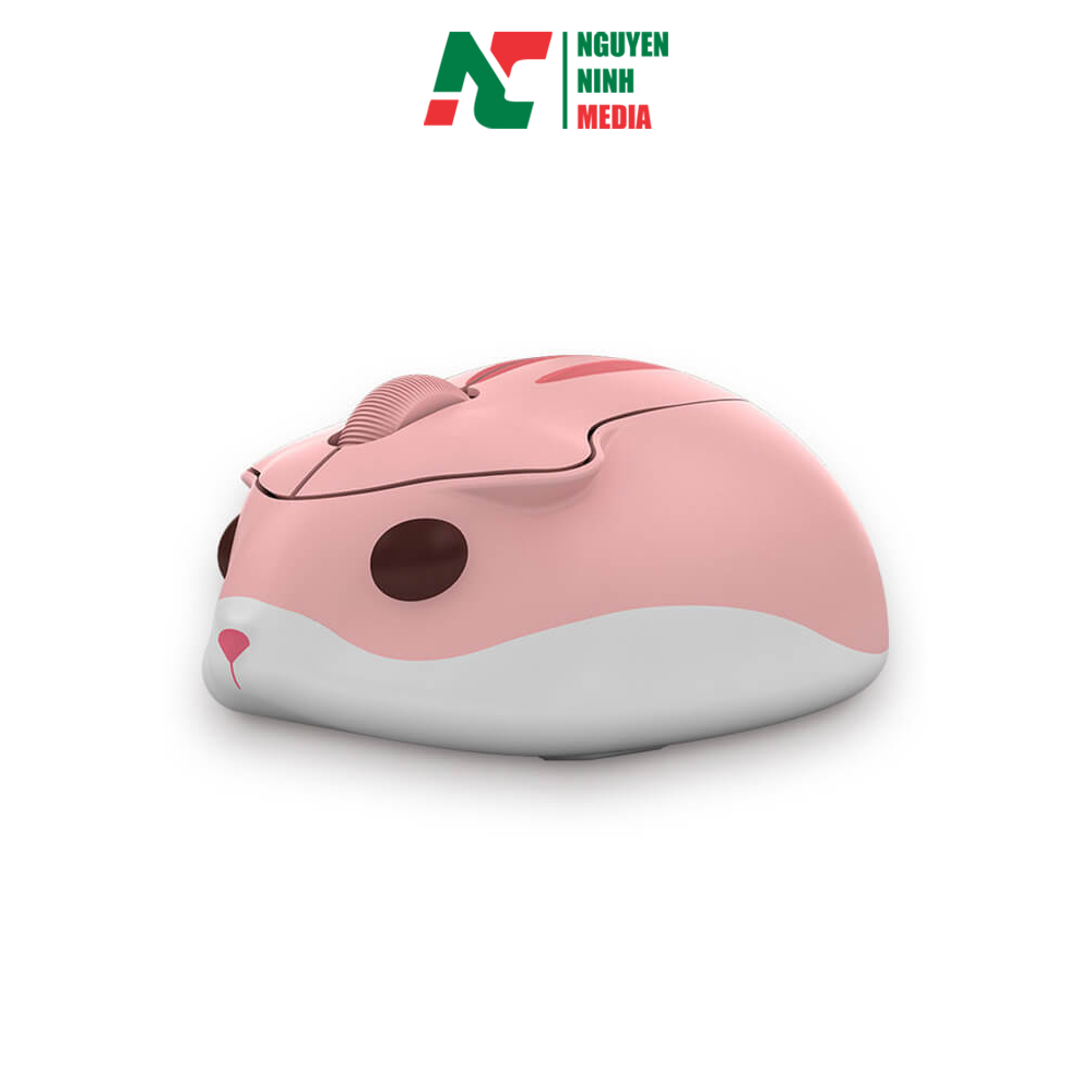 Chuột máy tính không dây Akko Hamster MOMO Plus (Pink) New Version - Hàng chính hãng