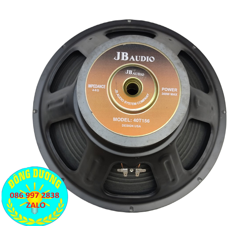 BASS 40 JB AUDIO - TỪ 156 COIL 51- KHUNG SẮT - GÂN VẢI 2 XẾP - BASS CĂNG - TIÊNG CỰC SÁNG