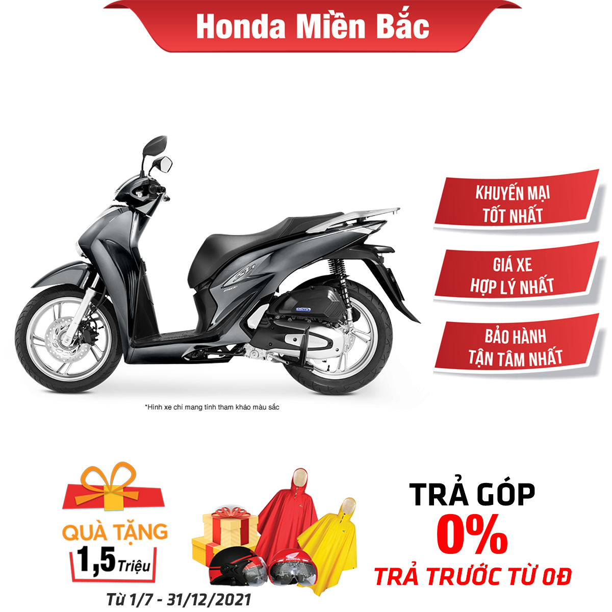 Xe máy Honda SH150cc 2020 phiên bản CBS,ABS