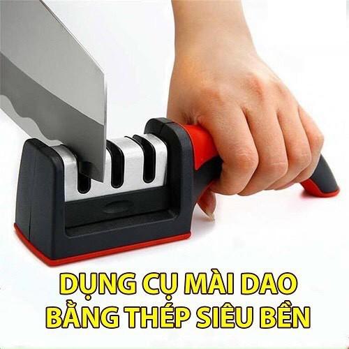 Dụng Cụ Mài Dao Kéo 3 Cấp Độ Cầm Tay, Mài Dao Nhanh Tiện Lợi CHÍNH HÃNG