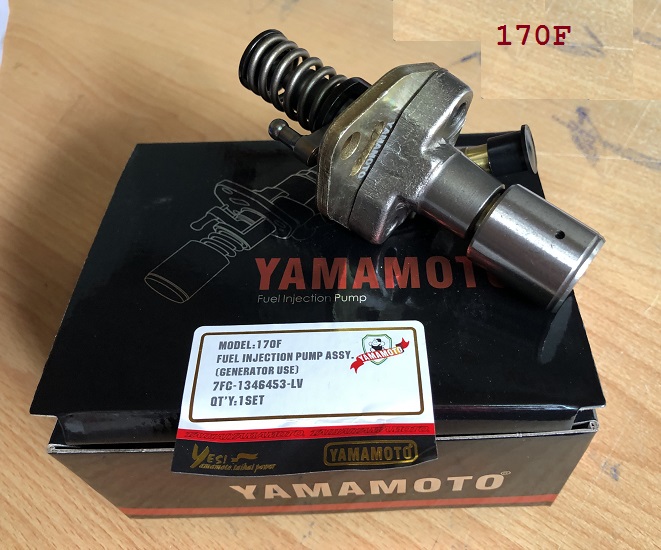 Tổng bơm cao áp, Cụm bơm dầu, heo dầu (có van từ) KAMA 186F 186FA 186F , máy phát điện KM186F KDE6500T