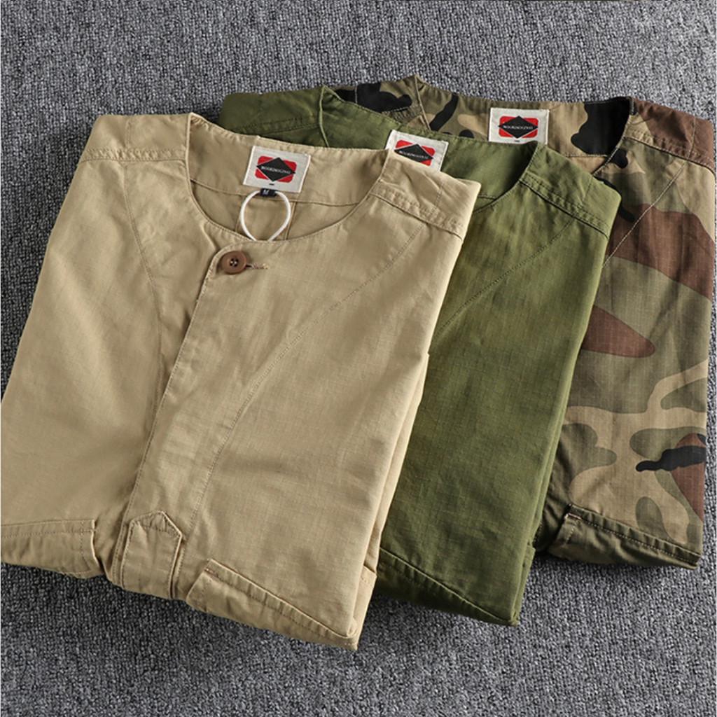 Áo khoác_sơ mi chiến thuật_dã ngoại_du lịch - camo