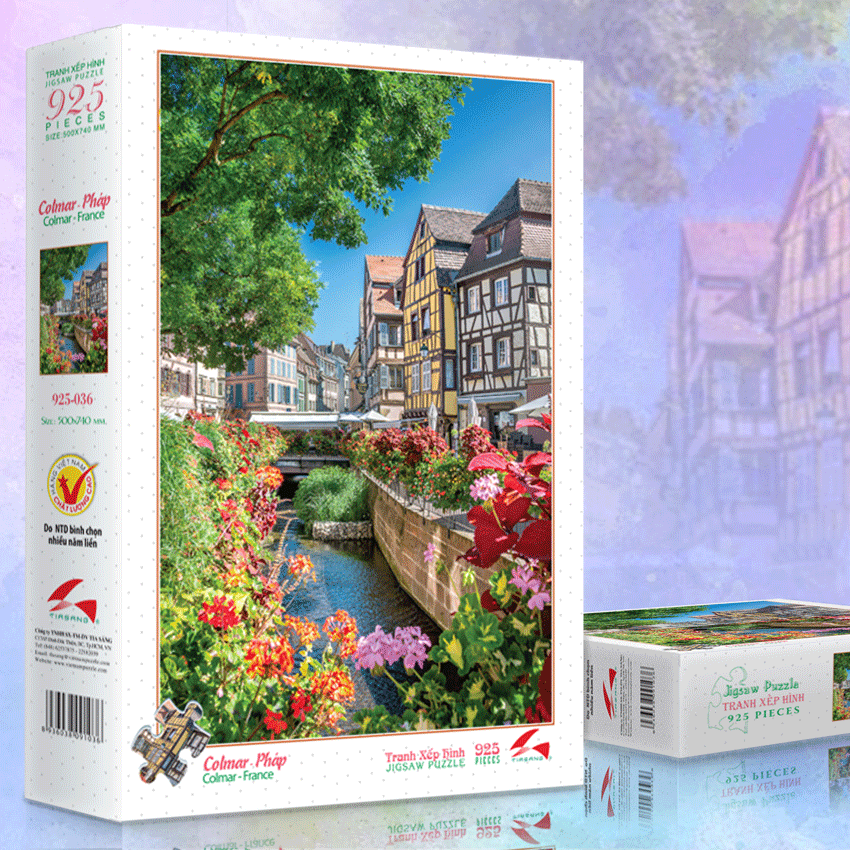 Tranh xếp Hình Tia Sáng Colmar (925 Mảnh Ghép)