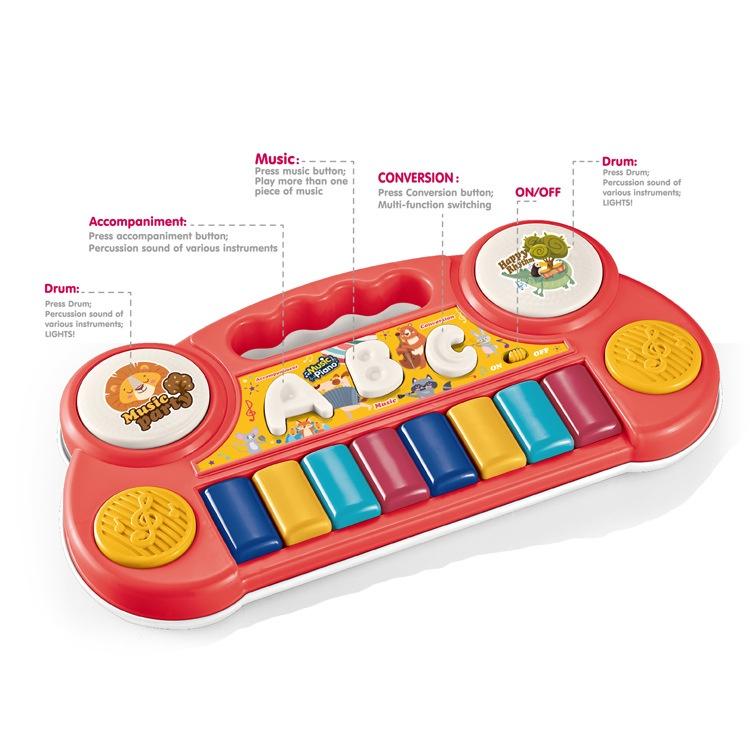 Đàn piano cho bé, đồ chơi âm nhạc cho trẻ em mini, đàn organ đồ chơi thông minh phù hợp với trẻ từ 1 2 3 4 5 tuổi