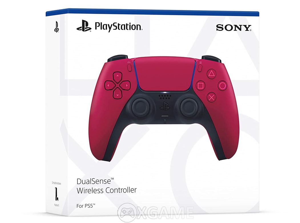  Tay cầm chơi game Ps5 Dualsense Wireless CosmicRed  CFI ZCT1G 02 -Chính Hãng 