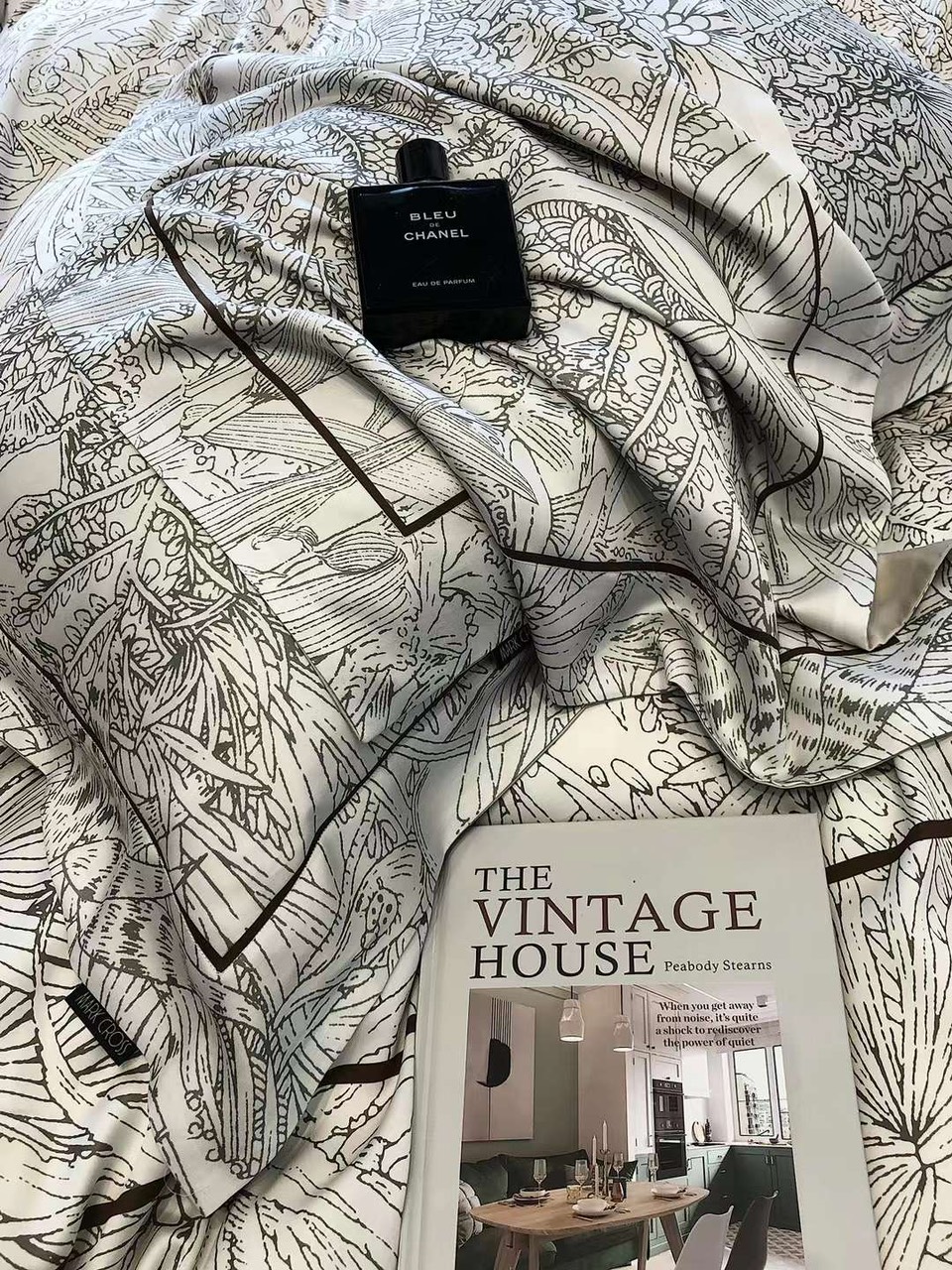 Bộ Chăn Ga Gối Drap Giường Tencel 100s Bộ Chăn Ga Gối Đệm 5 Món Chăn Chần Bông Lụa Nhà Hin Home Bedding