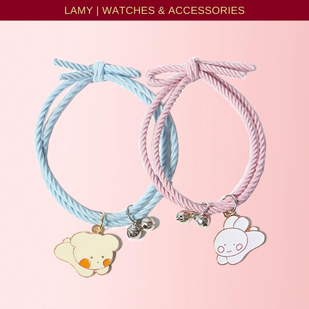 Vòng tay cặp đôi nam nữ CDE Charm Thỏ Mimi and Neko CDE1107