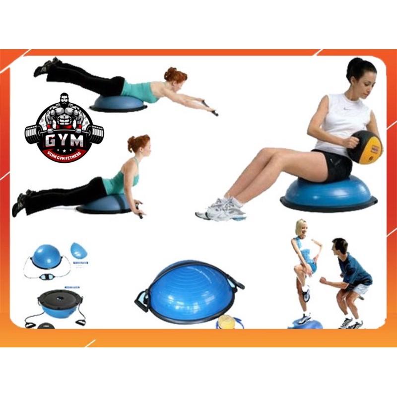 Bóng tập YOGA bóng thăng bằng tặng bơm bóng,Bosu Bóng Tập Cân Bằng Bosu tập thể dục,Bóng đẹp Yoga Tại Nhà Cao Cấp BS-098