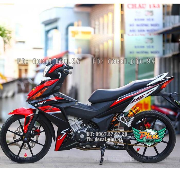 Tem rời Winner 150 R đỏ đen trắng