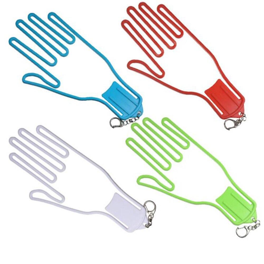 1PC Colorful Plastic Golf Gloves Holder Golfer Tool Glove Rack Dryer Hanger Golf Training Aids Golf Tool Outdoor Sports Supplies
