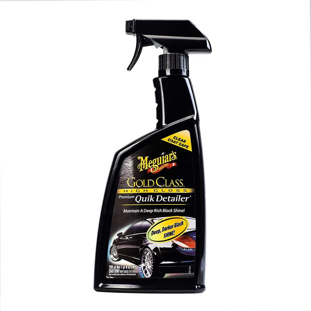 Meguiar's Dung dịch bảo dưỡng nhanh cho sơn xe dòng Gold Class - Gold Class Quik Detailer, G7624, 24 oz - 709ml