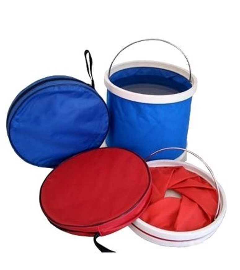 Xô đựng nước gấp gọn tiện dụng 13L dùng đi phượt, câu cá 5488