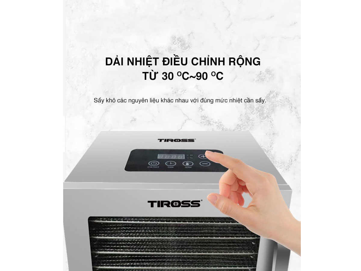 Máy sấy hoa quả Tiross TS9683 - Hàng chính hãng