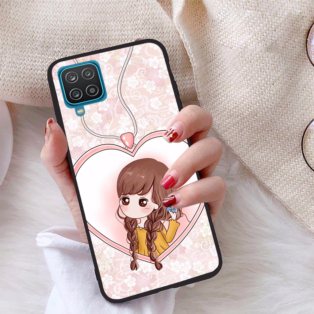 Ốp lưng dành cho Samsung Galaxy A12 viền dẻo TPU Bộ sưu tập ốp đôi - Hàng chính hãng