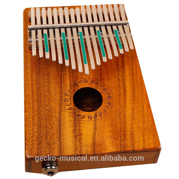 Đàn Kalimba 17 Phím Gỗ Koa Gecko K17KEQ Kèm Hộp Đựng (Có EQ)