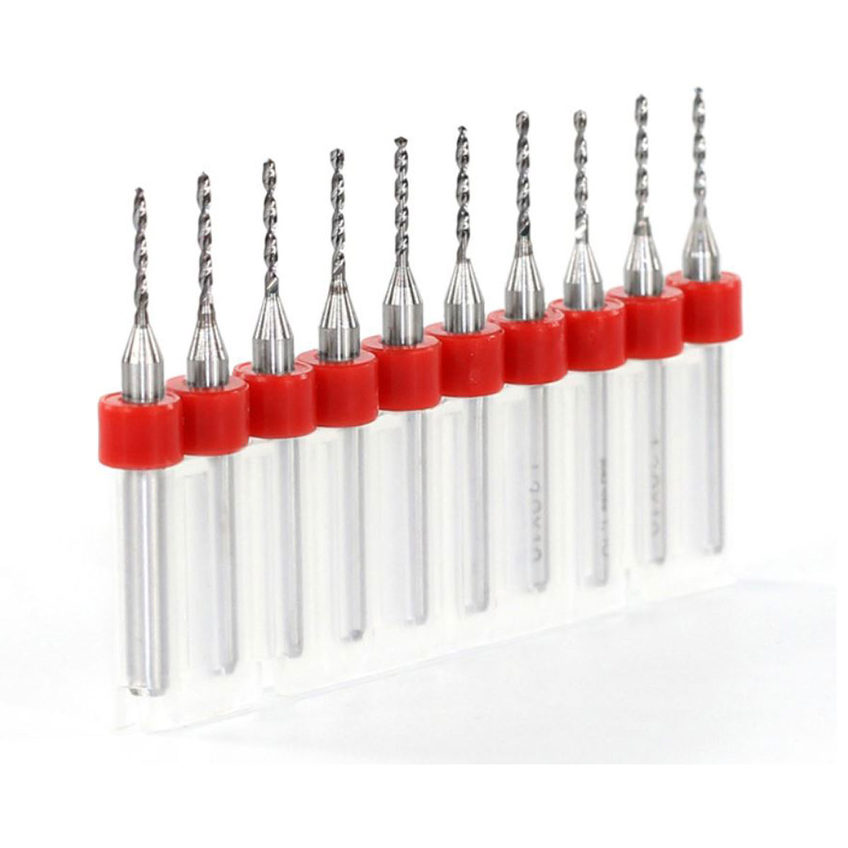 Hộp 10 Mũi Khoan CNC Cao Cấp Độ Chính Xác Cao Đường Kính 1.2mm