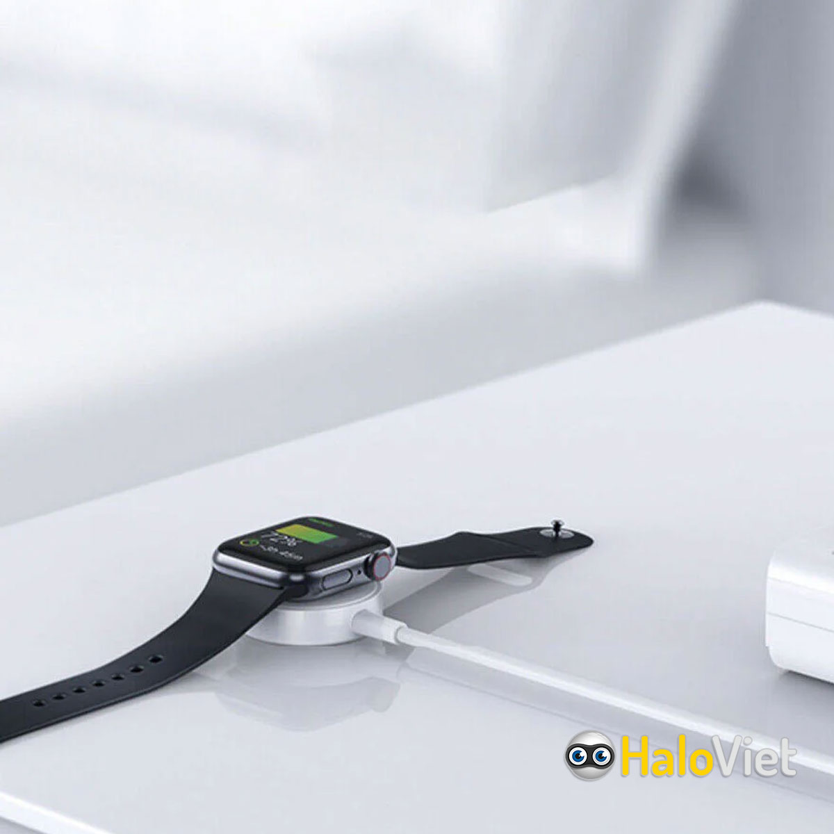 Dây cáp sạc nhanh cổng Type C cho Apple Watch series 9 8 7 6 5 4 3 2 1, SE, Ultra, SE / Ultra 2 chất lượng cao dài 1m