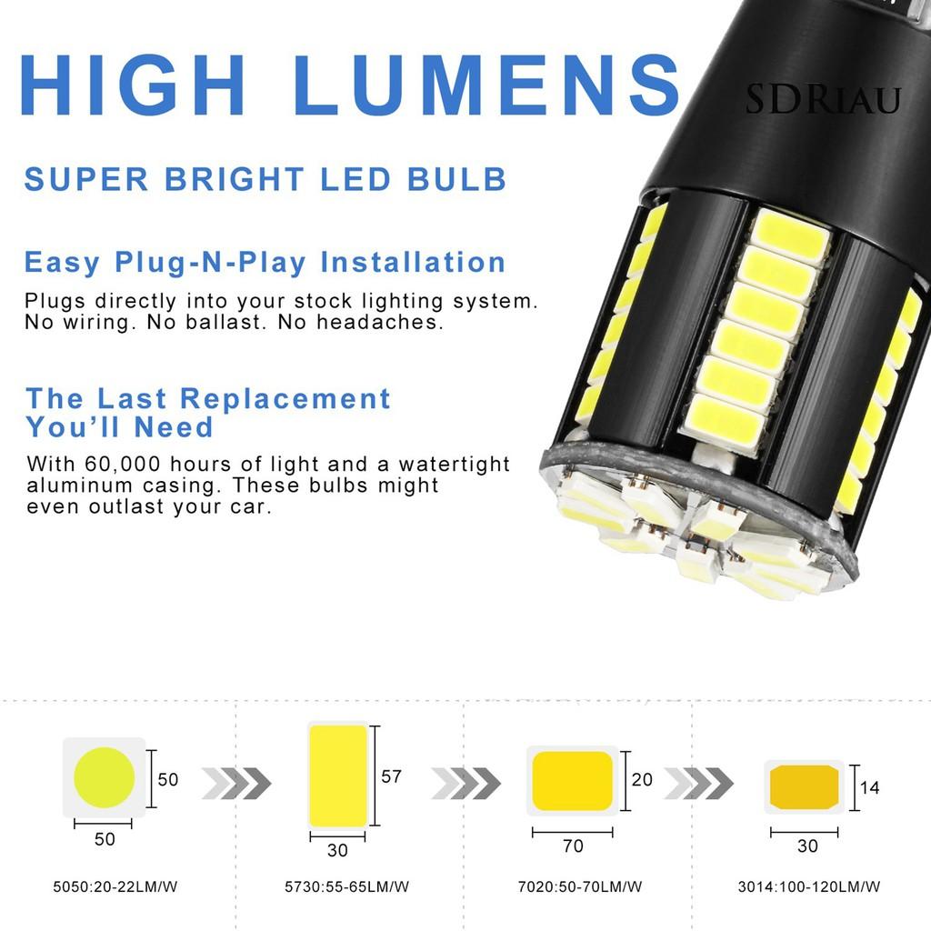 Set 10 Bóng Đèn Led T10 3014 6000k Siêu Sáng Dành Cho Ô Tô