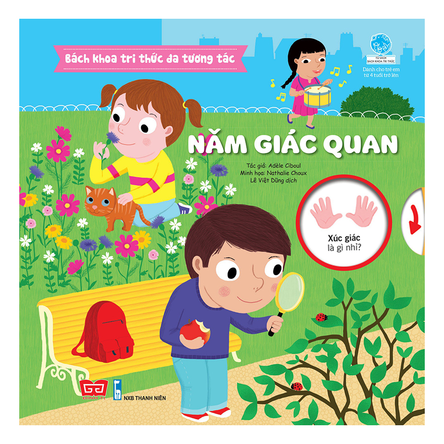 Sách Tương Tác - Bách khoa tri thức đa tương tác - Năm giác quan