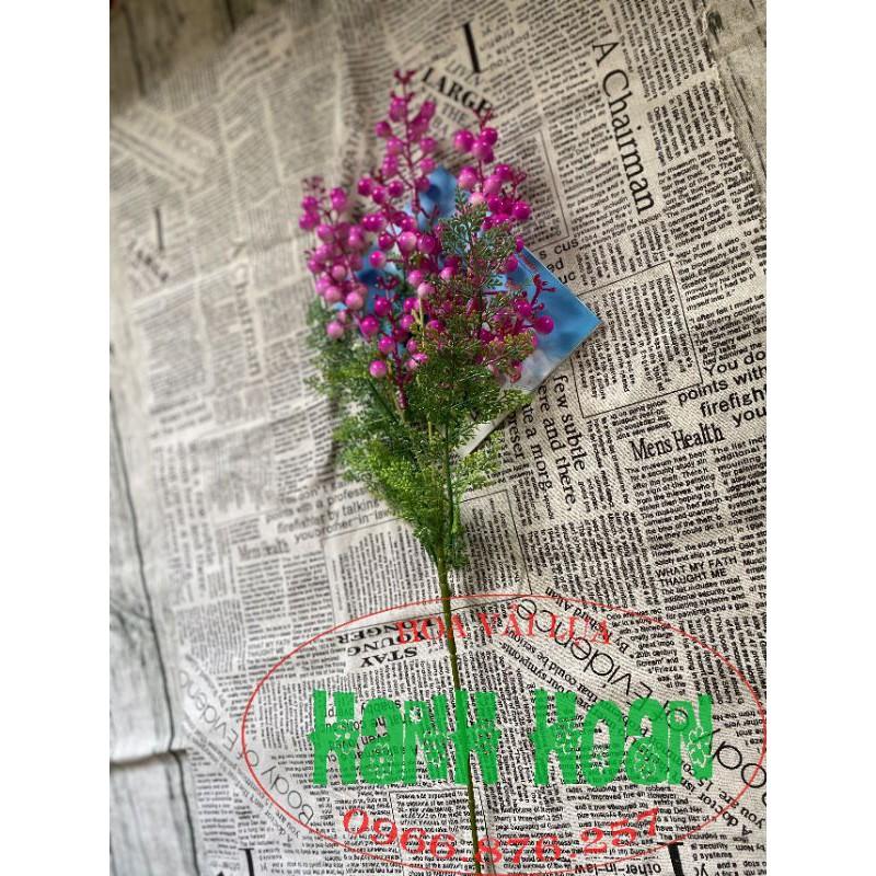 Cành quả cherry, đào đông cao 75cm trang trí - Cây quả giả