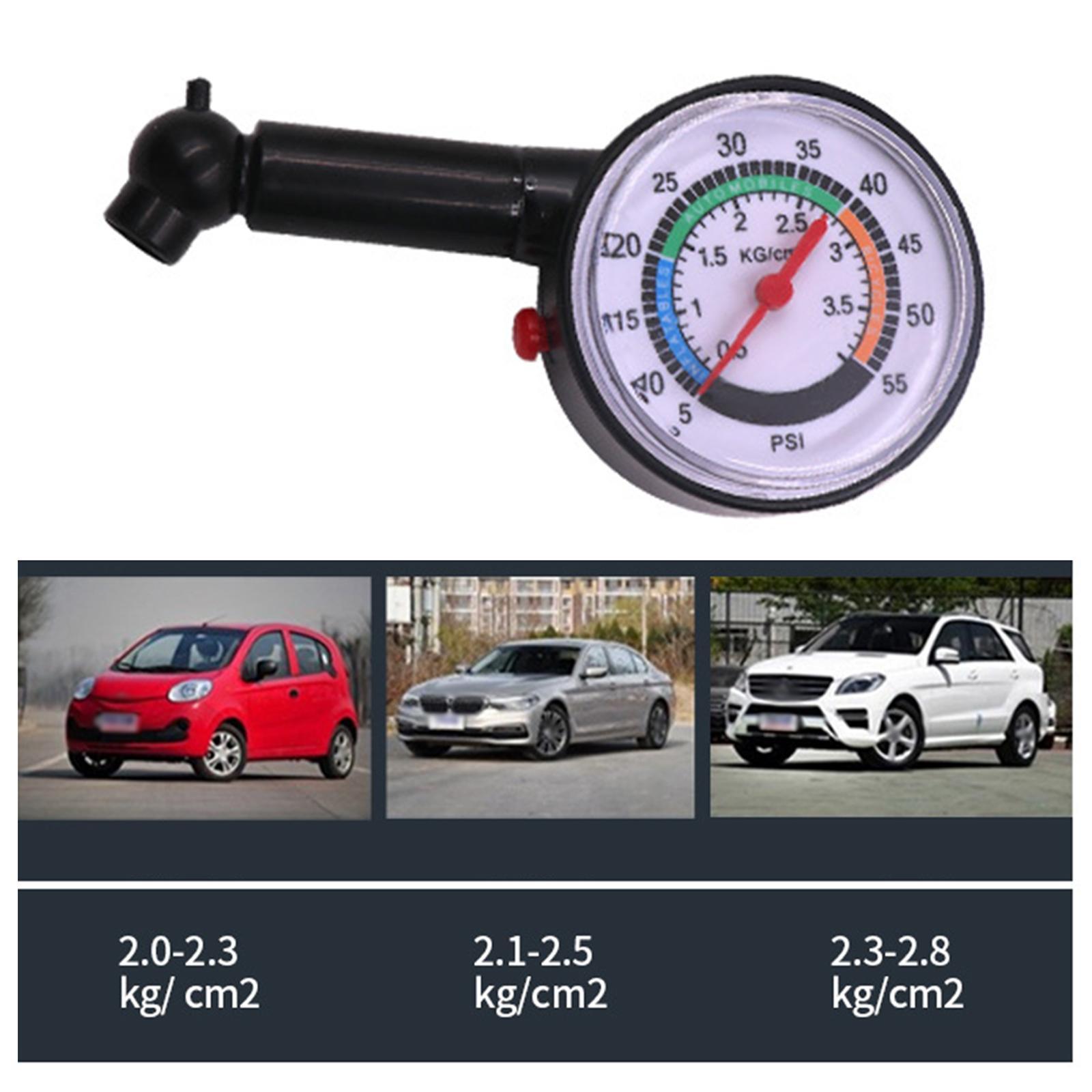 Tire Pressure Gauge Tire Gauge ,Stainless Steel ,Multi Function Mechanical Tire Gauge, Tire Pressure Monitor for Vehicle Motorcycle