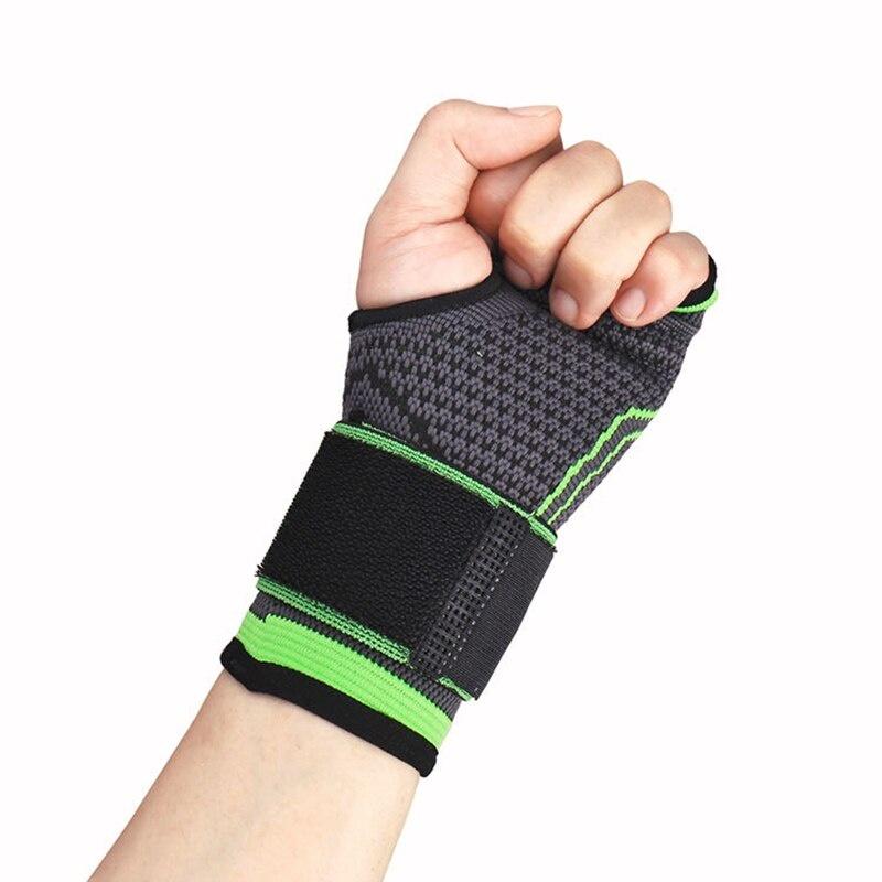 2Pcs Sports Wristbands Weight Lifting Gloves Nylon Wrist Band Gym Workout Unisex Wrist Support Fitness Bodybuilding Wrist Wraps