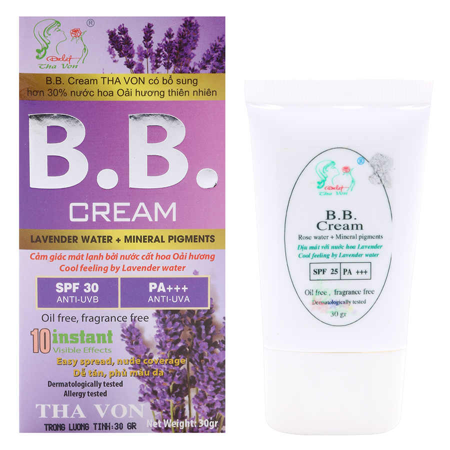 BB Cream Lavender Tha Von (30g)