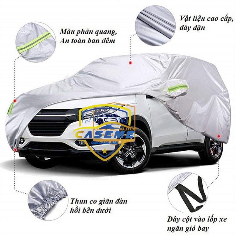 [PEUGEOT] Bạt Phủ Xe Ô Tô 3 Lớp Tráng Nhôm Cao Cấp – Chống Nóng, Chống Thấm, Chống Bụi | Hàng Chính Hãng