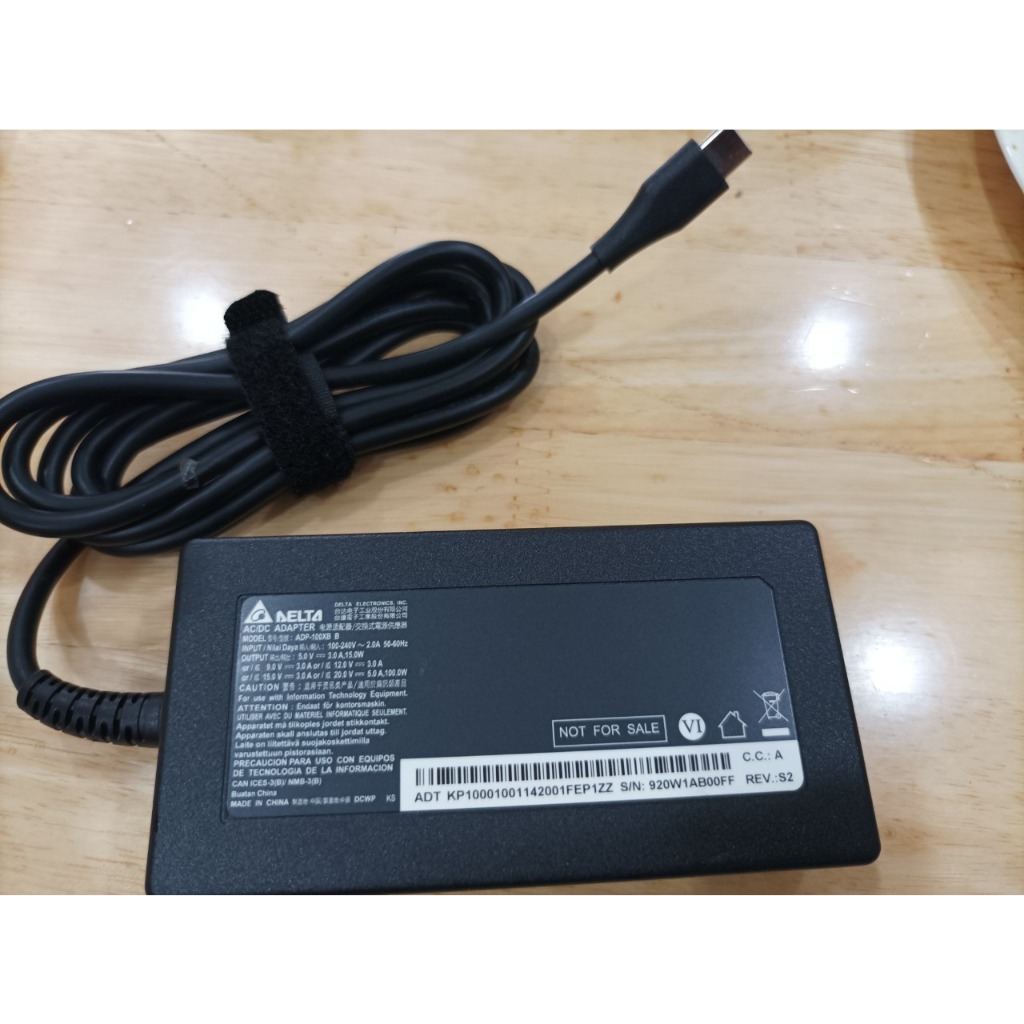Sạc MSI 100W AC Adapter Type C Charger MSI Prestige 14 A12UC Laptop Notebook hàng nhập khẩu kèm dây nguồn