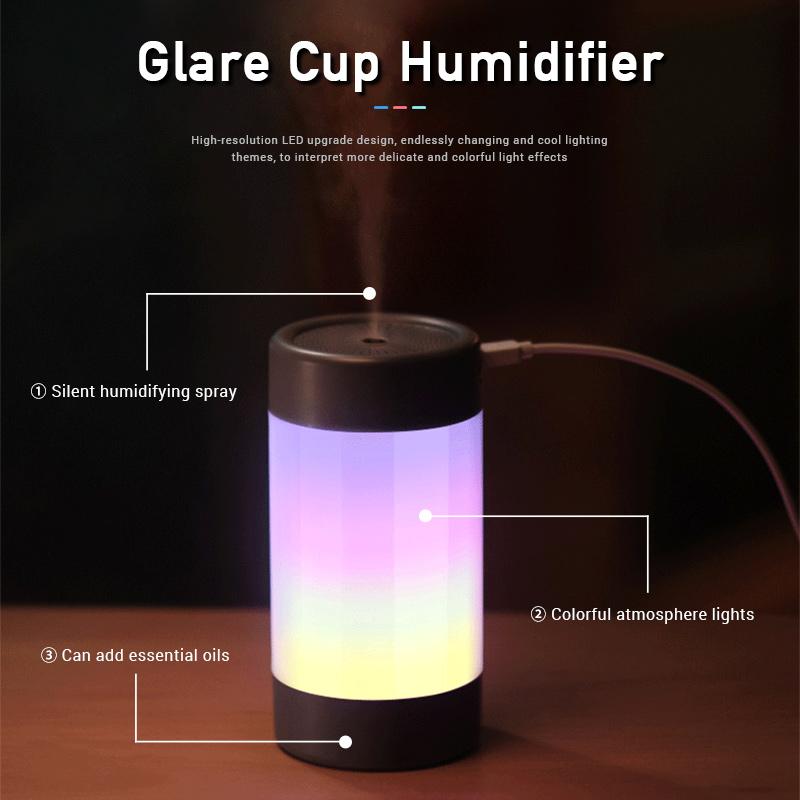 Di Động Máy Tạo Ẩm, Phun Sương Mini Siêu Âm Tinh Dầu Khuếch Tán USB 300Ml Máy Phun Sương Tạo Độ Ẩm Với Ánh Sáng Môi Trường Xung Quanh Máy Tạo Độ Ẩm Không Khí Cho Nhà Xe Ô Tô