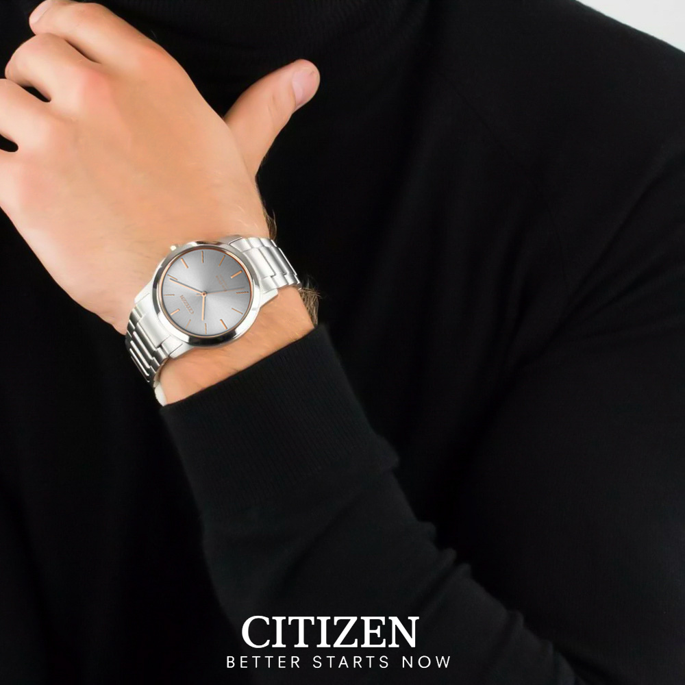 Đồng Hồ Nam Citizen Dây Titanium AW2024-81A - Mặt Trắng (Sapphire)
